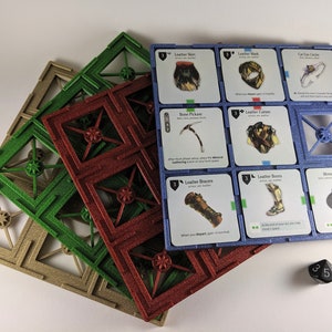 Gear Organizers (4x Grid) for Kingdom Death: Monster - Color Pack