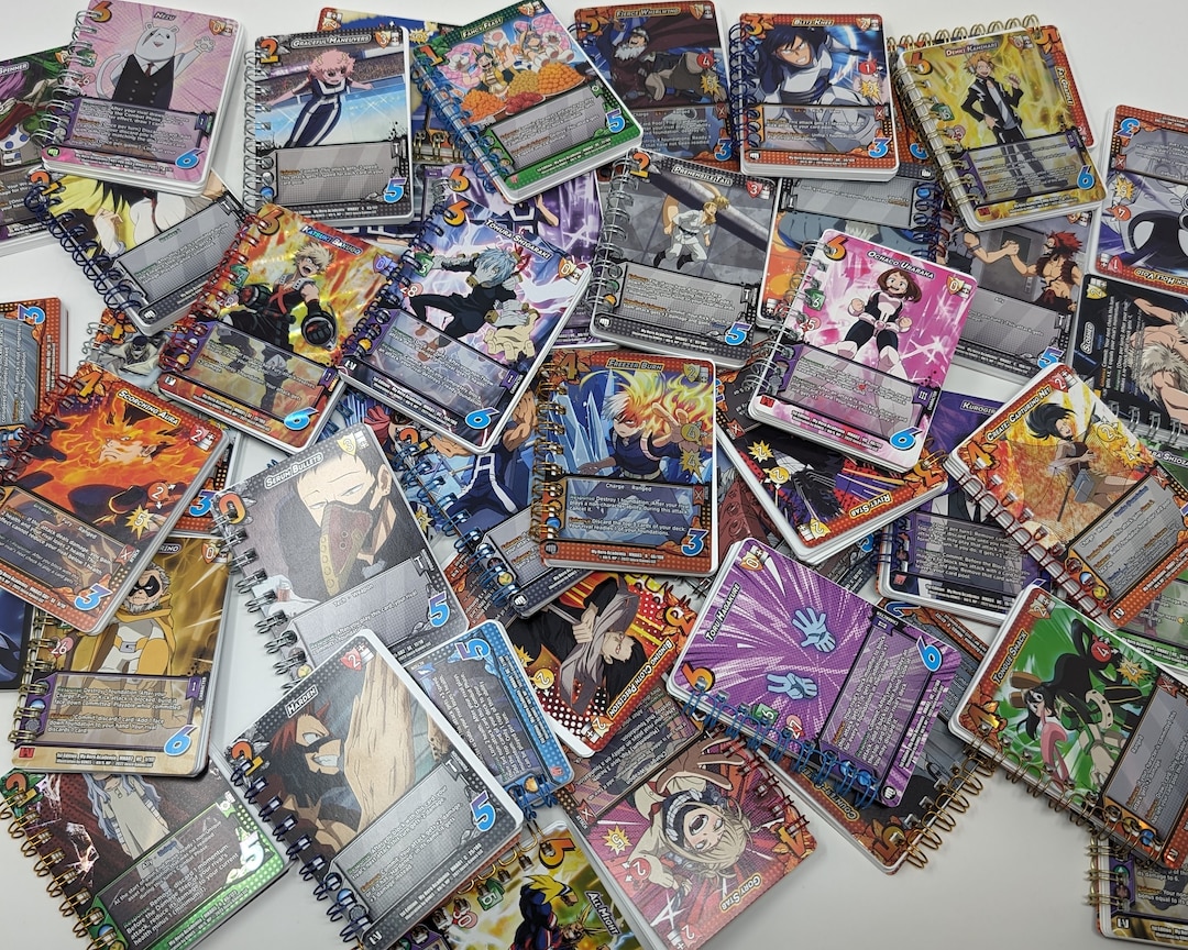 My Hero Academia Universus Trading Card Notebook Notepad Pocketbook MHA