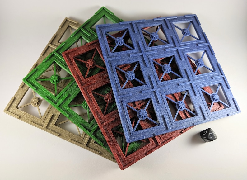 Gear Organizers 4x Grid for Kingdom Death: Monster Color - Etsy