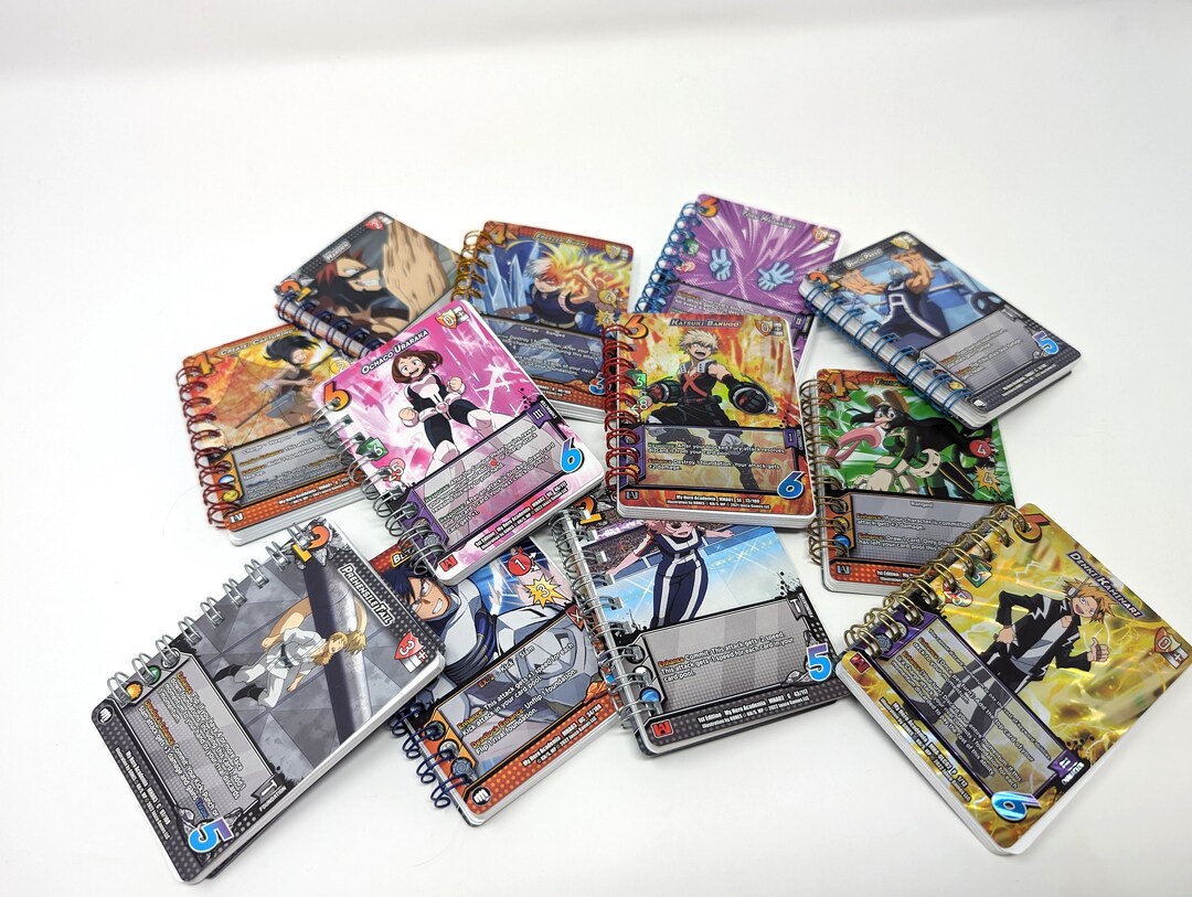 Students My Hero Academia Universus Trading Card Notebook Notepad