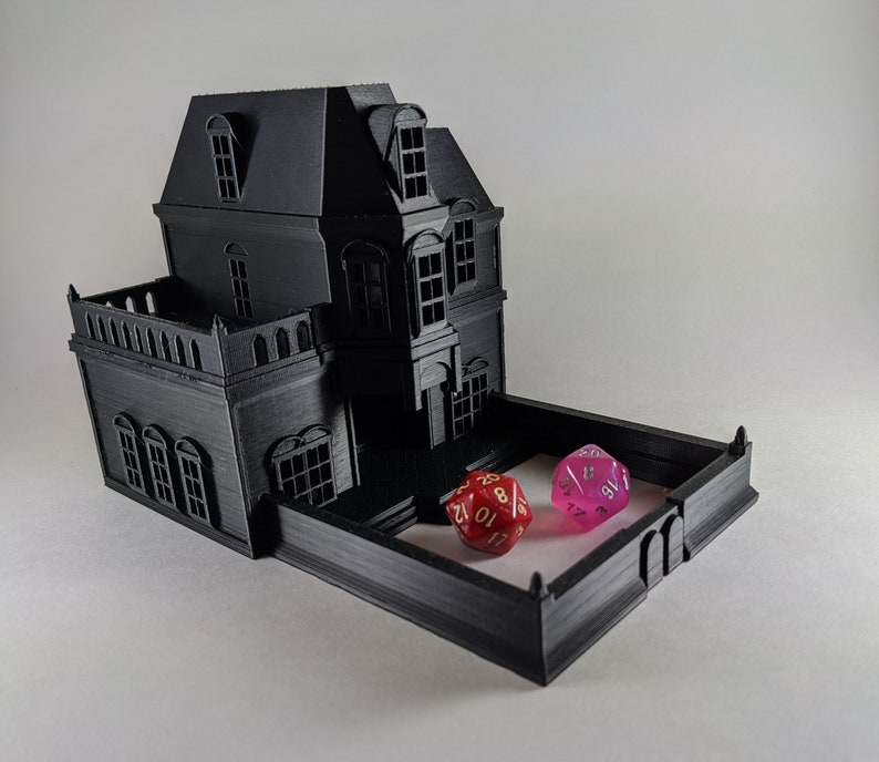 Tärningstorn - Spökhus Tärningstorn - Svek vid Huset på Kullen - DnD Tillbehör - Daggerheart Tärningstorn - Dungeon Master Gåva bild 3