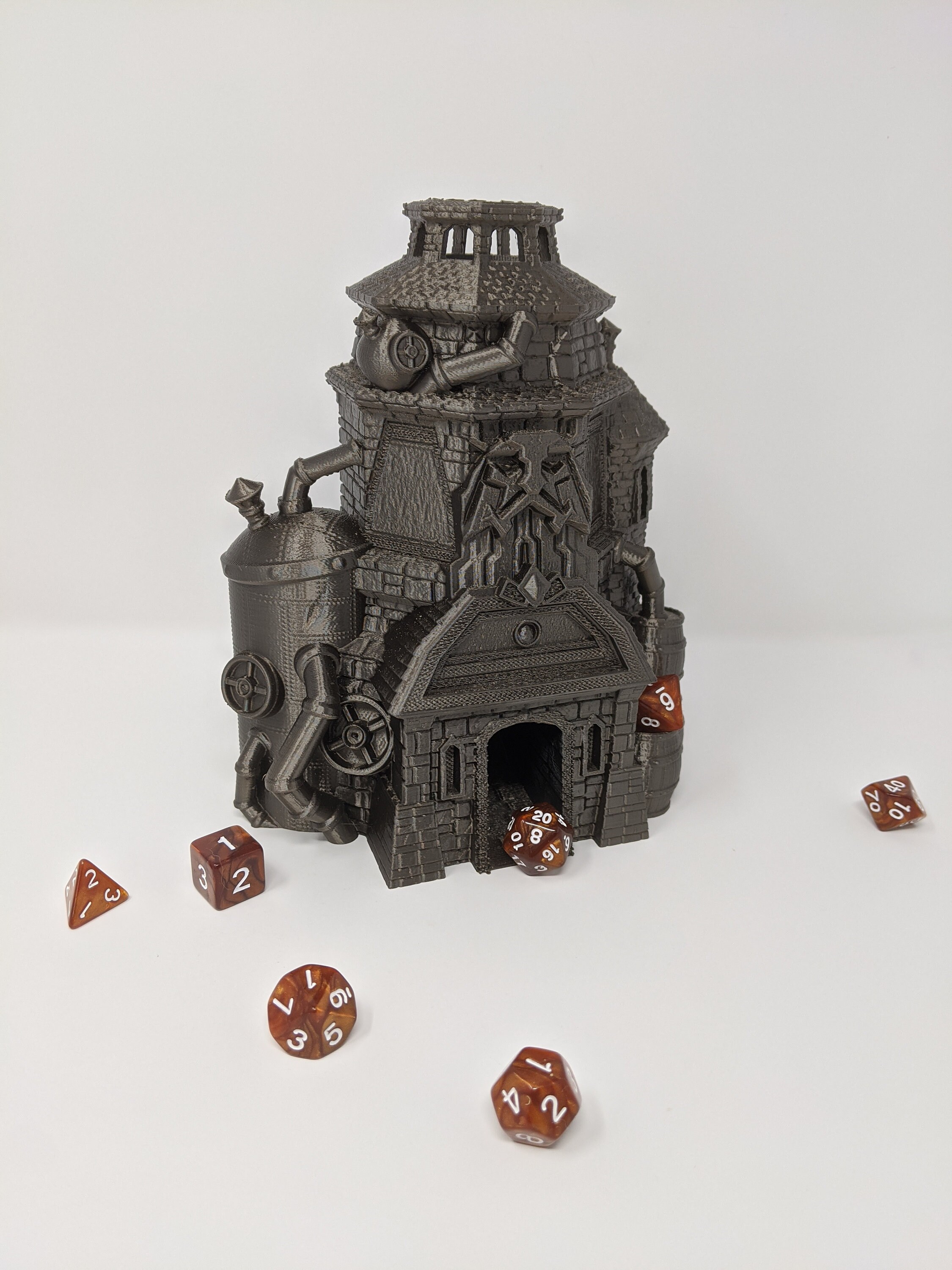 Dwarven Brewery Dice Tower Dwarf Dice Tower Dnd Gift Dnd 