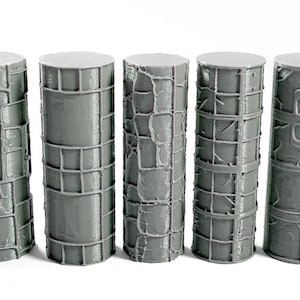Textured Rollers CollectionClay/ Foams D&D Terrain | 28mm | 32mm | Dungeons and Dragons | DnD | Polymer Clay Pattern | Tabletop RPG | Set 2