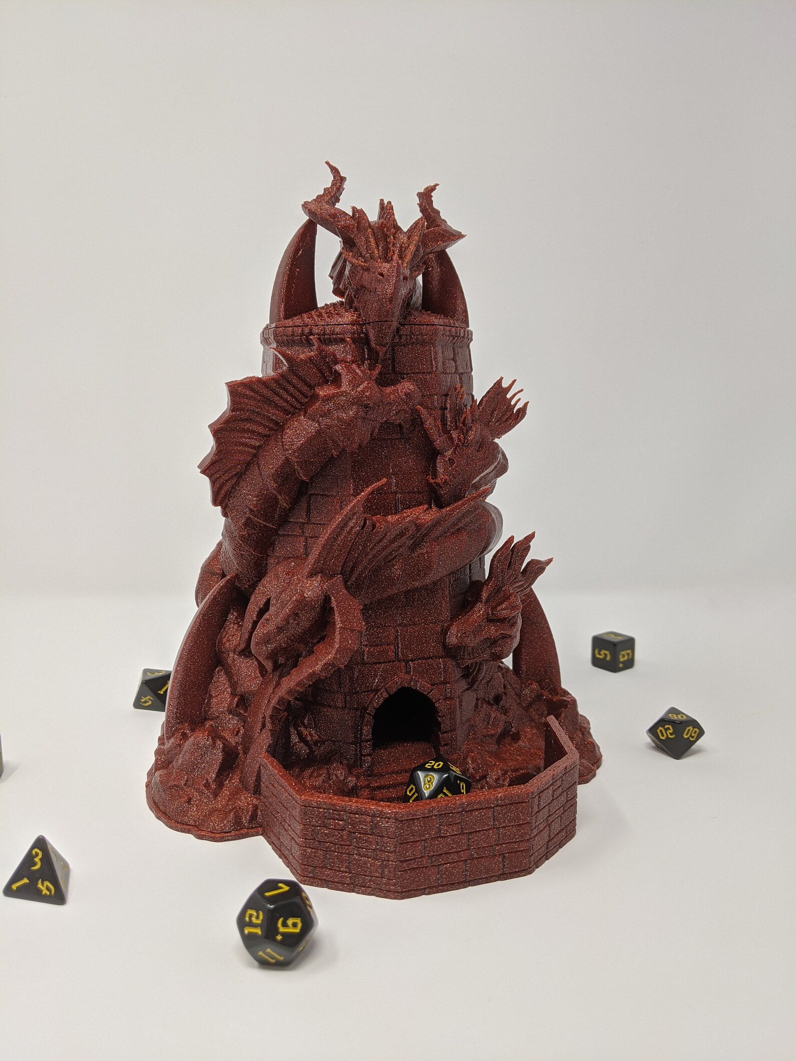 Tiamat Dice Tower Dragon Dice Tower Dnd Gift Dnd Dice Tower DND Dice