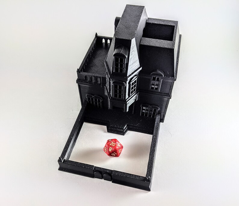 Tärningstorn - Spökhus Tärningstorn - Svek vid Huset på Kullen - DnD Tillbehör - Daggerheart Tärningstorn - Dungeon Master Gåva bild 6
