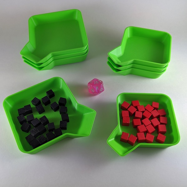 Stackable Board Game Organizer Token Trays with EasyFunnel | Bit Tray