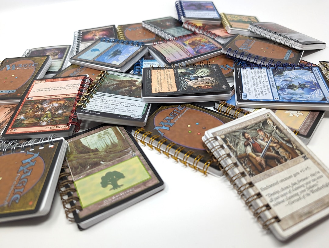 Magic Trading Card Notebook Notepad Pocketbook Magic the Gathering Book