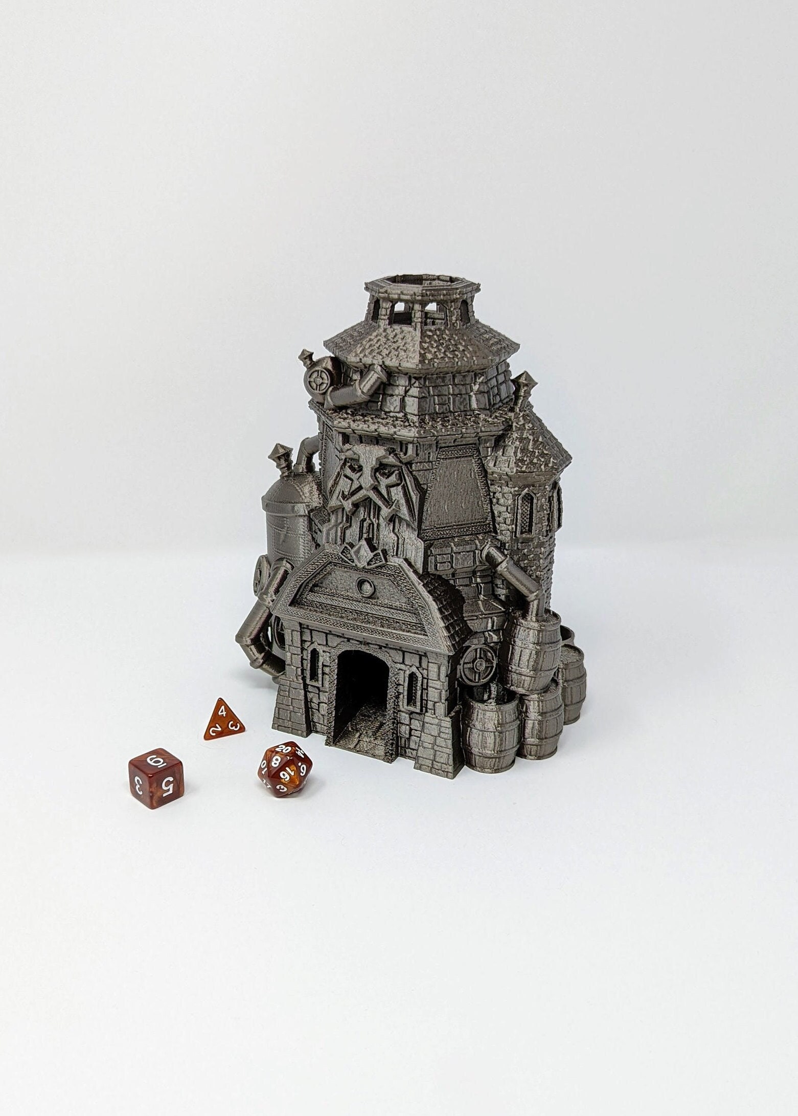 Dwarven Brewery Dice Tower Dwarf Dice Tower Dnd Gift Dnd 