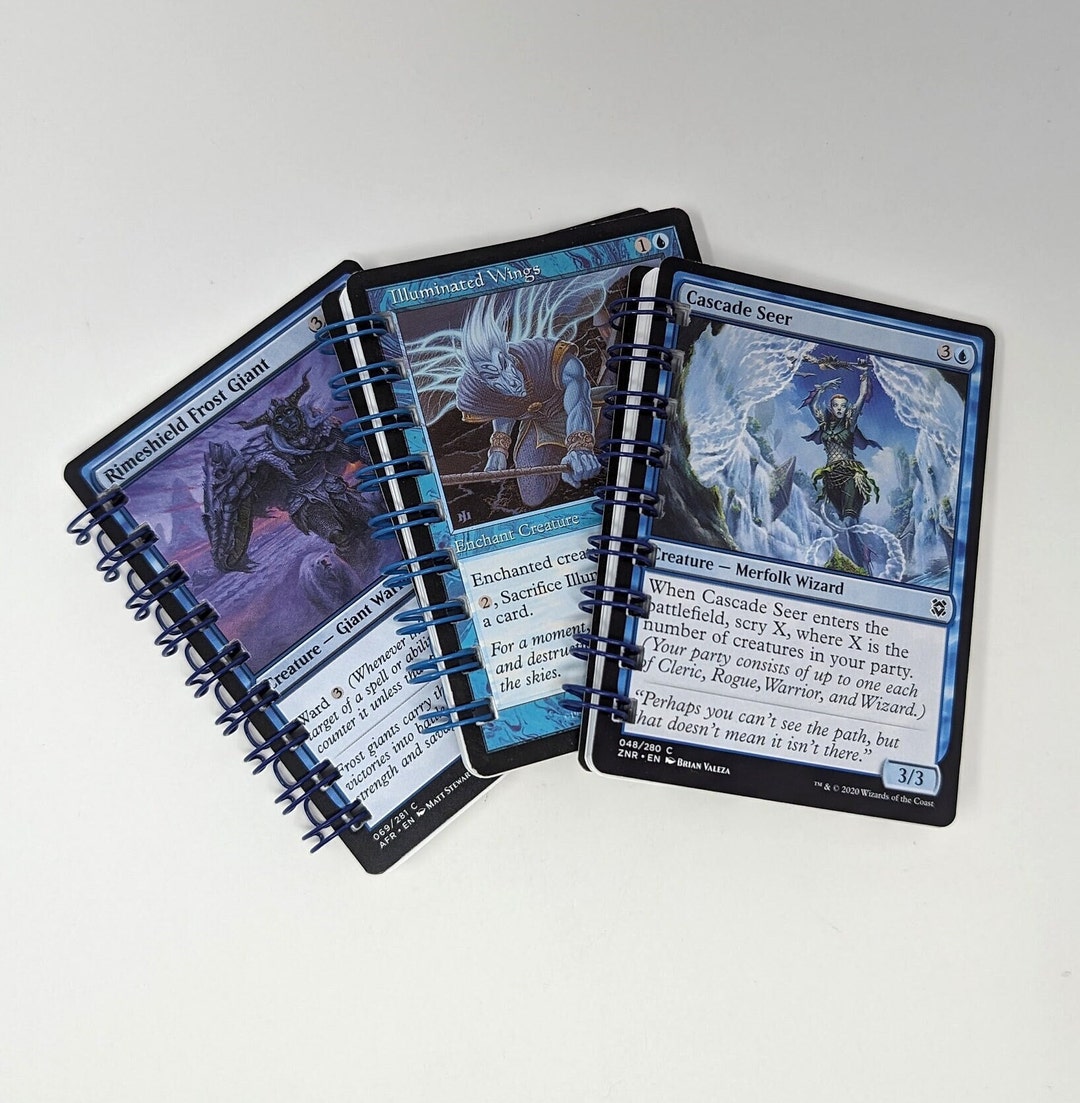 Magic Trading Card Notebook Notepad Pocketbook Magic the Etsy