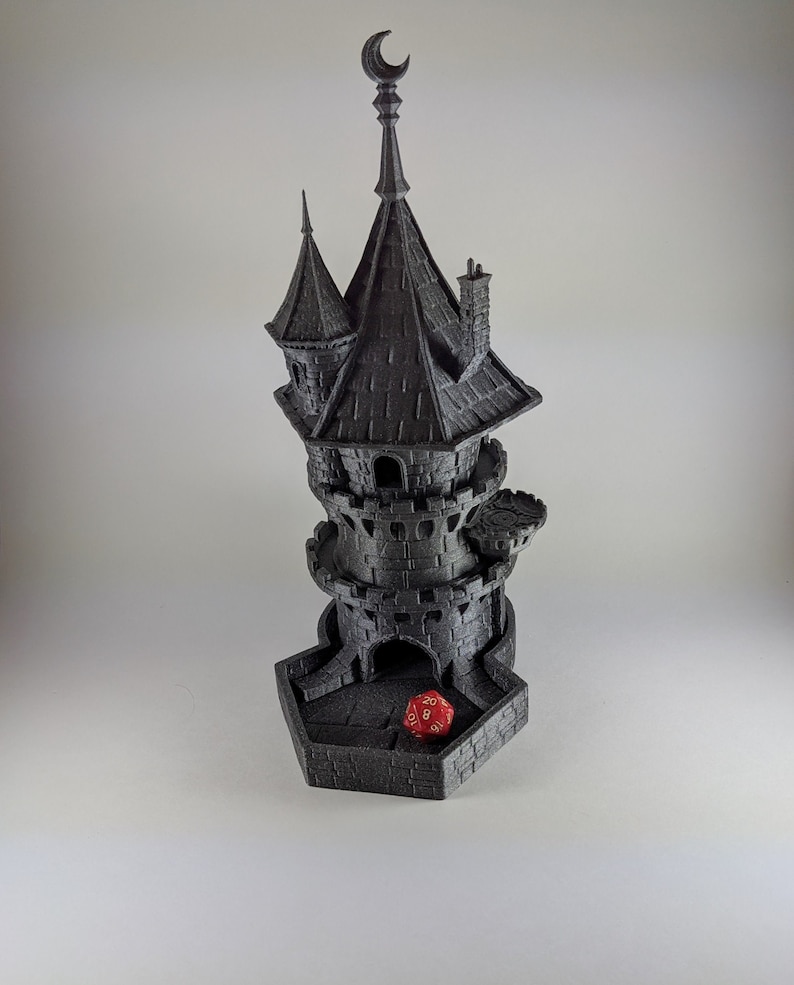 Wizard Dice Tower Dnd Gift Dnd Dice Tower DND Dice Etsy