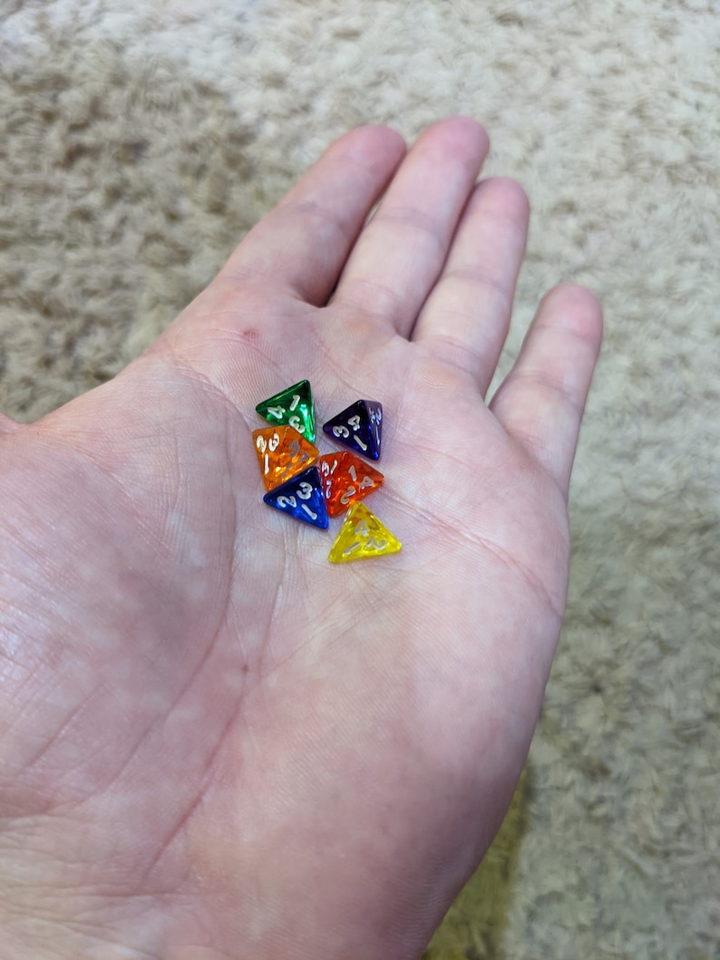 Miniature Dice Perfect DnD gift Dungeon Master Gift Healing Potion Dice Health Potion Dice image 2