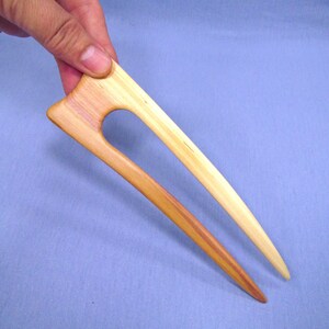 Hair Fork for Thick Hair, Wooden Hair Pin, Hair Stick
