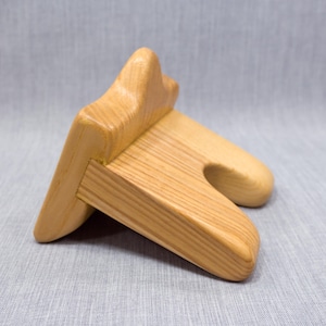 Wooden massage tool for head, back, body, hands and legs. reflexology, traditional acupressure thai massage