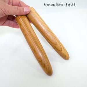 Handmade Tok Sen Massage Tool, Wood Reflexology Stick