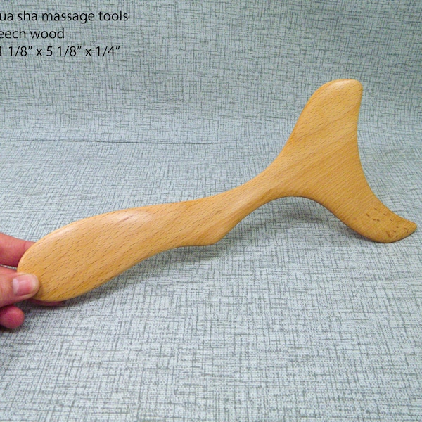 Wholesale Gua Sha Massage Wooden Tool (1/5), Medium Fish Shape Paddle, Wooden Massage for Neck, Body, Hands, Thighs and Legs, Anti Cellulite