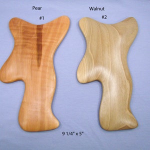 Outil de massage en bois Gua Sha, grattoir en forme de hache moyenne, massage en bois pour le corps, les cuisses et les jambes, anti-cellulite