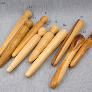Wooden Acupuncture Tools, Gua Sha Massage Wooden Tool, Massage Stick, Thai Massage