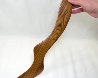 Outil de massage en bois Gua Sha, grand grattoir, appareil de massage corporel en bois, anti-cellulite