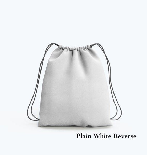 personalised dinosaur drawstring bag