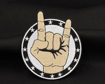 Hardcore Post-Punk Music Folk Heavy Metal Song Band Patch Band N Patch Symbol King Queen Music Band Logo Jacket T-Shirt Patch Sew Iron on Embroidered Sign Badge Costume