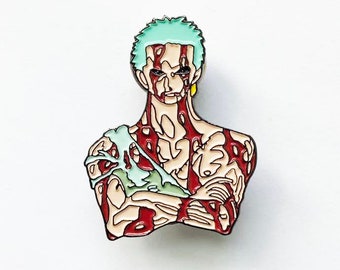 OP Roronoa Zoro pins anime Enamel Lapel pins  cartoon pins Badge