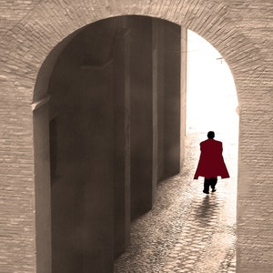 Catholic Art Red Cloak Italy Wall Art Photo Print