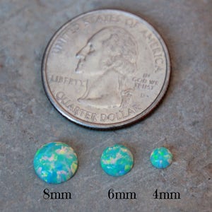 8mm OPAL CABOCHONS 8mm opal cabochon choose your color opal cab loose opals October gemstone GIA certified image 7