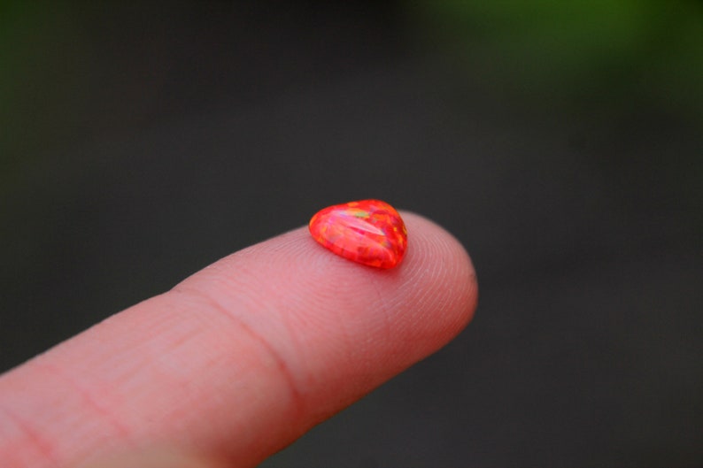 Red Opal Heart OPAL HEART CABOCHONS opal heart valentines day valentine/'s day Opal Hearts heart gemstone