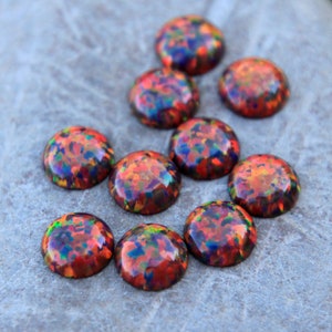 8mm OPAL CABOCHONS 8mm opal cabochon choose your color opal cab loose opals October gemstone GIA certified image 4