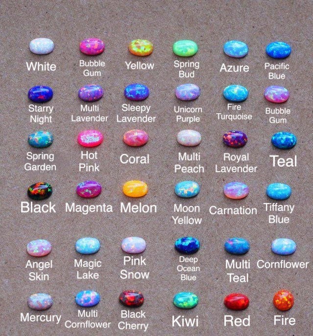 Different Opal Colors