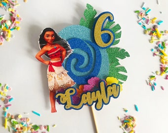 Moana Cake Topper Etsy Moana Cake Topper Etsy