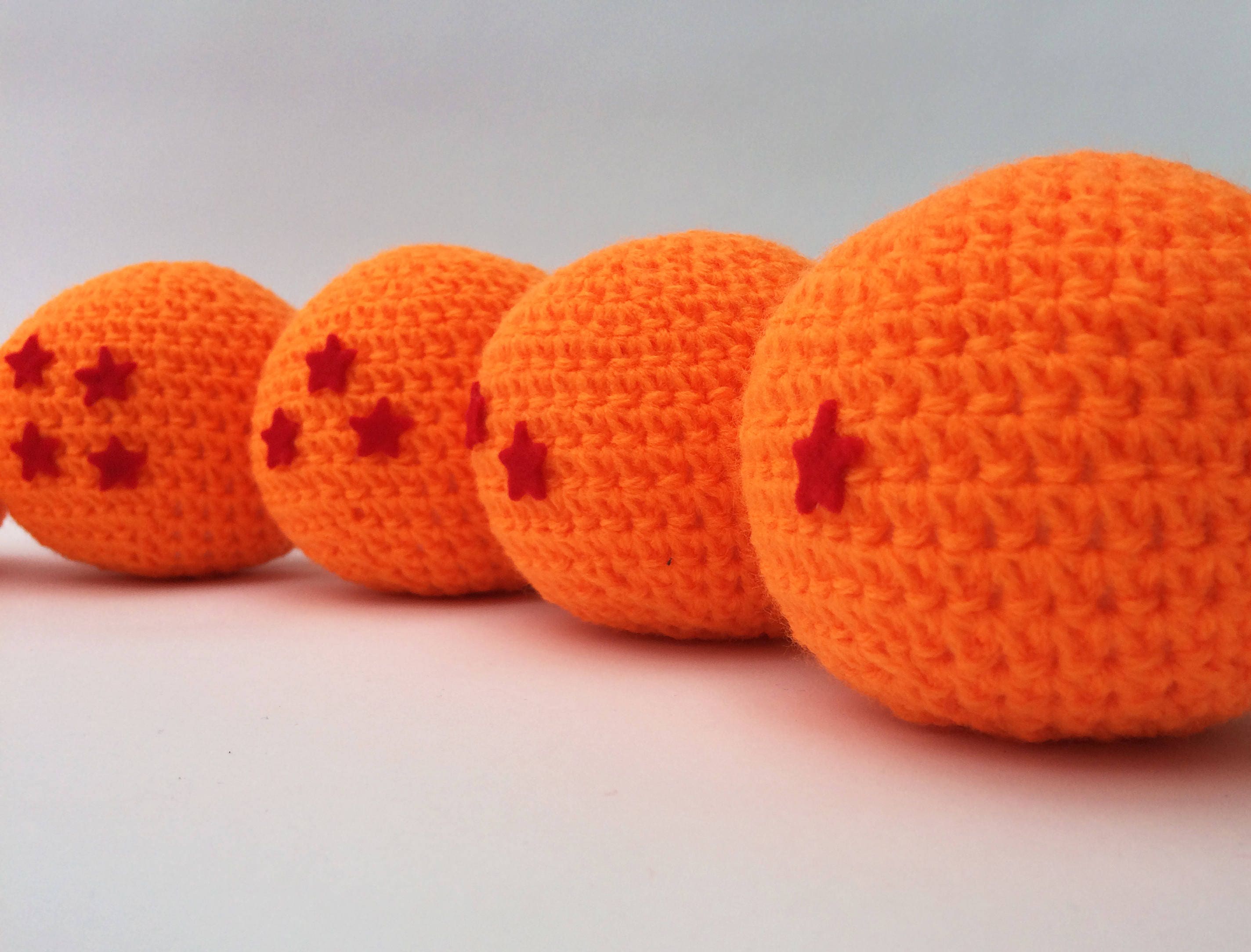 Dragonball Z Crochet Pattern Amigurumi 17 Dragonballs Etsy