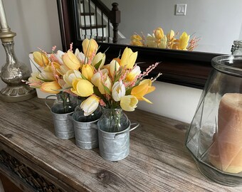 Yellow Tulip Floral Arrangement