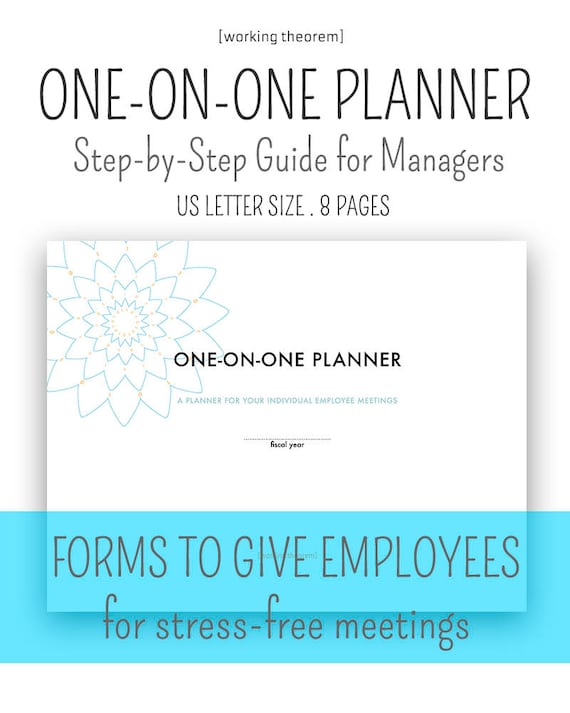 One-on-one Planner.printable.planner.small Business - Etsy