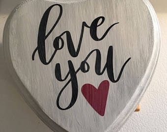 Love You - small heart sign