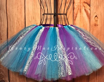 Adult Little Mermaid Tulle Skirt-Little  Mermaid Tulle Tutu- Tulle Tutu-Will Custom Make- Will Make any Size, Just send a Custom Request