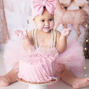 Light Pink Girls Tutu, ANY COLOR Infant Tutu, Toddler Tutu, Baby Tutu, Newborn Fluffy Tutu, Smash Cake Photo Shoot, Custom Girls Birthday