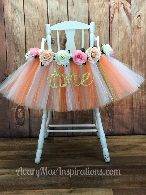 high chair skirt 1st birthday