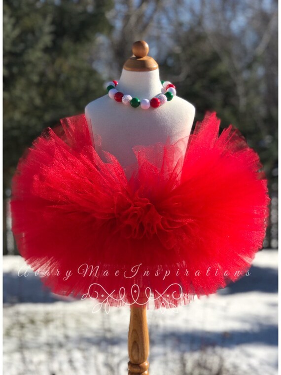 red christmas tutu