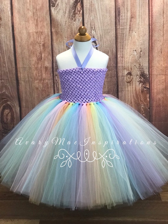 Déguisement fille : body pastel et tutu en tulle pour fille