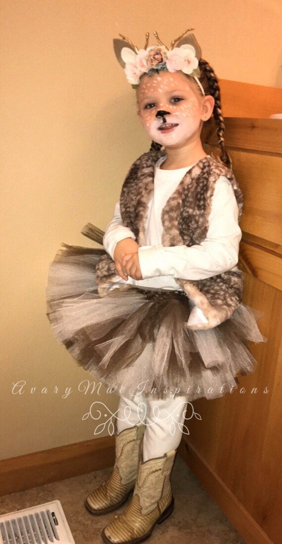 deer costume tutu