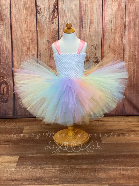 New Princess Baby Tutu Unicorn Dress for Girls Fairy Skirt Party Kids Clothes 