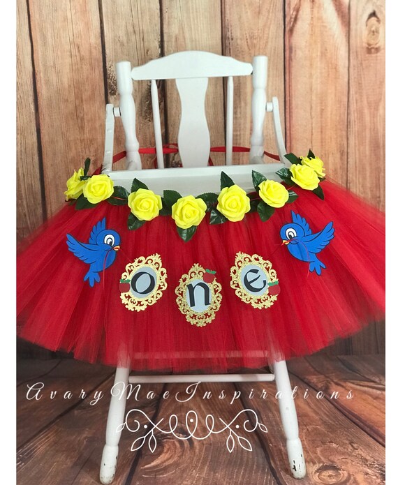 Snow White High Chair Tutu Highchair First