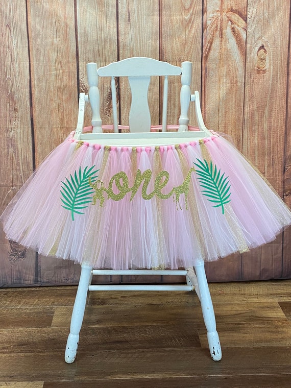 high chair skirt 1st birthday