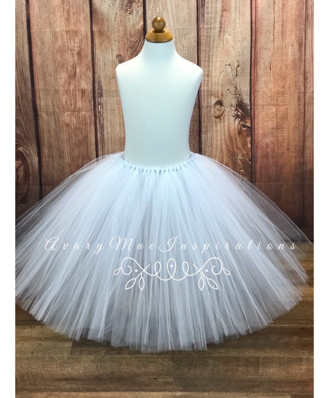 White Tutu Skirt ANY SIZE, Girls, Ladies, Babies, Woman's
