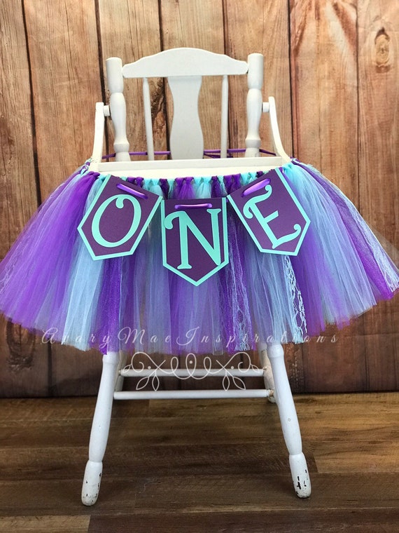 Little Mermaid High Chair Tutu Under The Sea Girls First