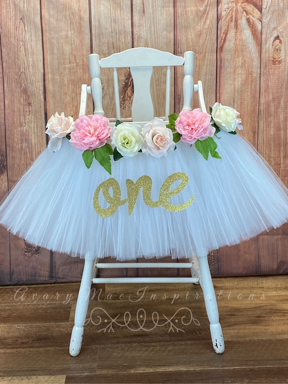 Pink tutu chair skirt discount