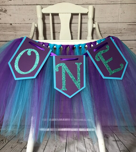 Little Mermaid High Chair Tutu High Chair Skirt Highchair