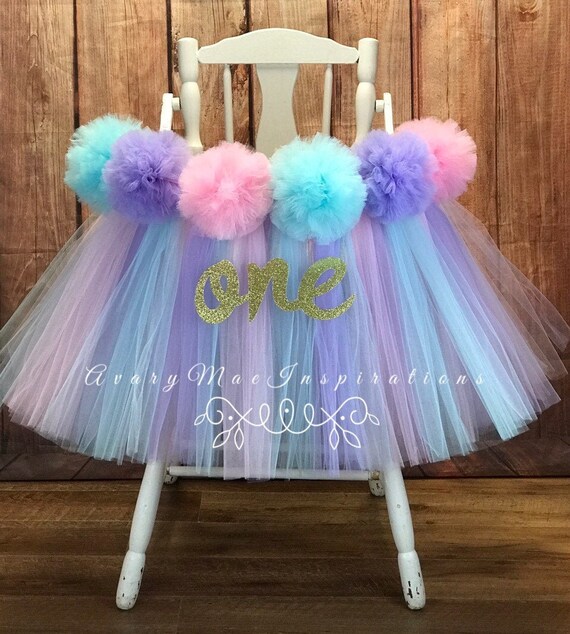 high chair tutu skirt