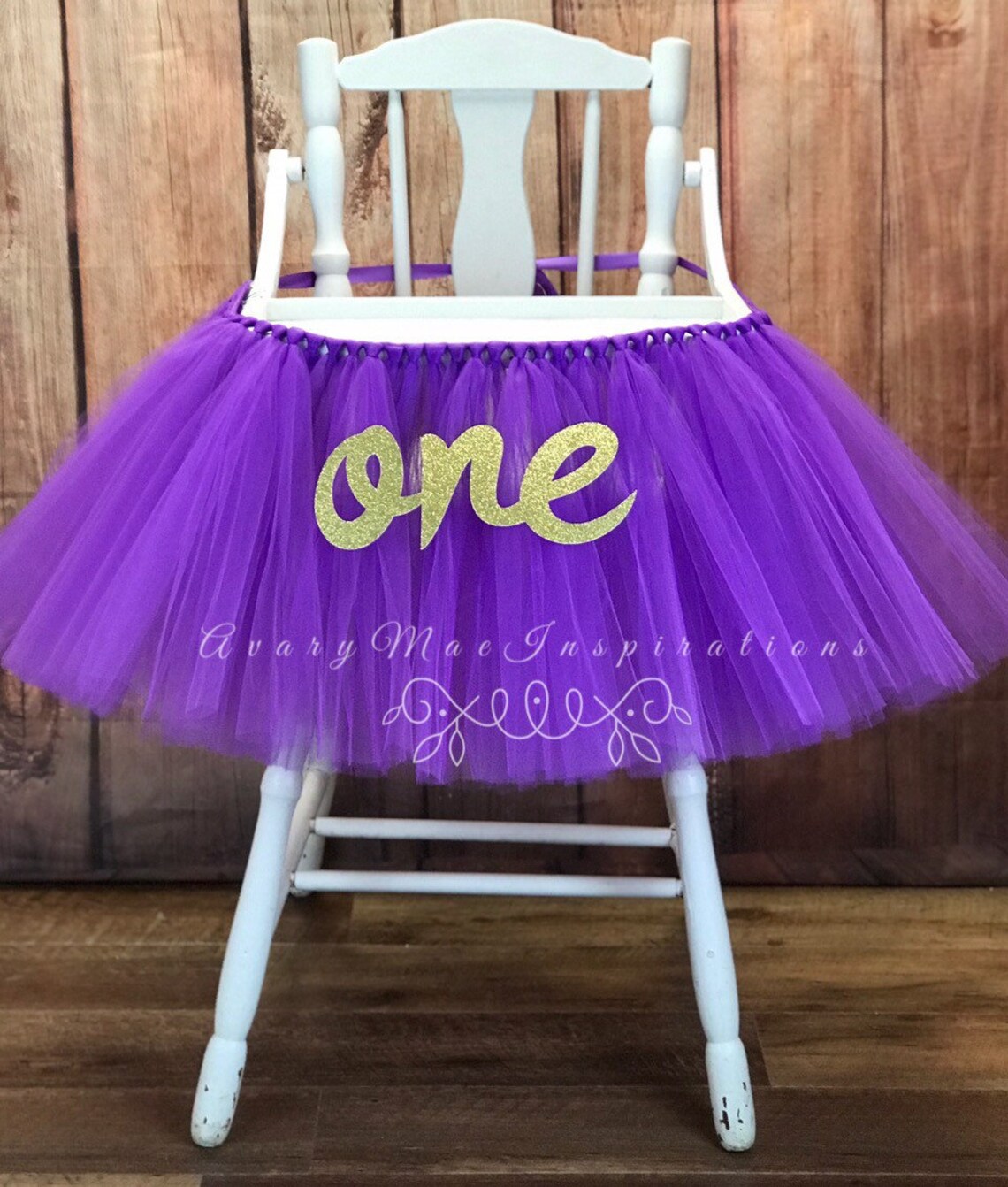 High Chair Tutu ANY COLOR High Chair Skirt Highchair Tulle Etsy